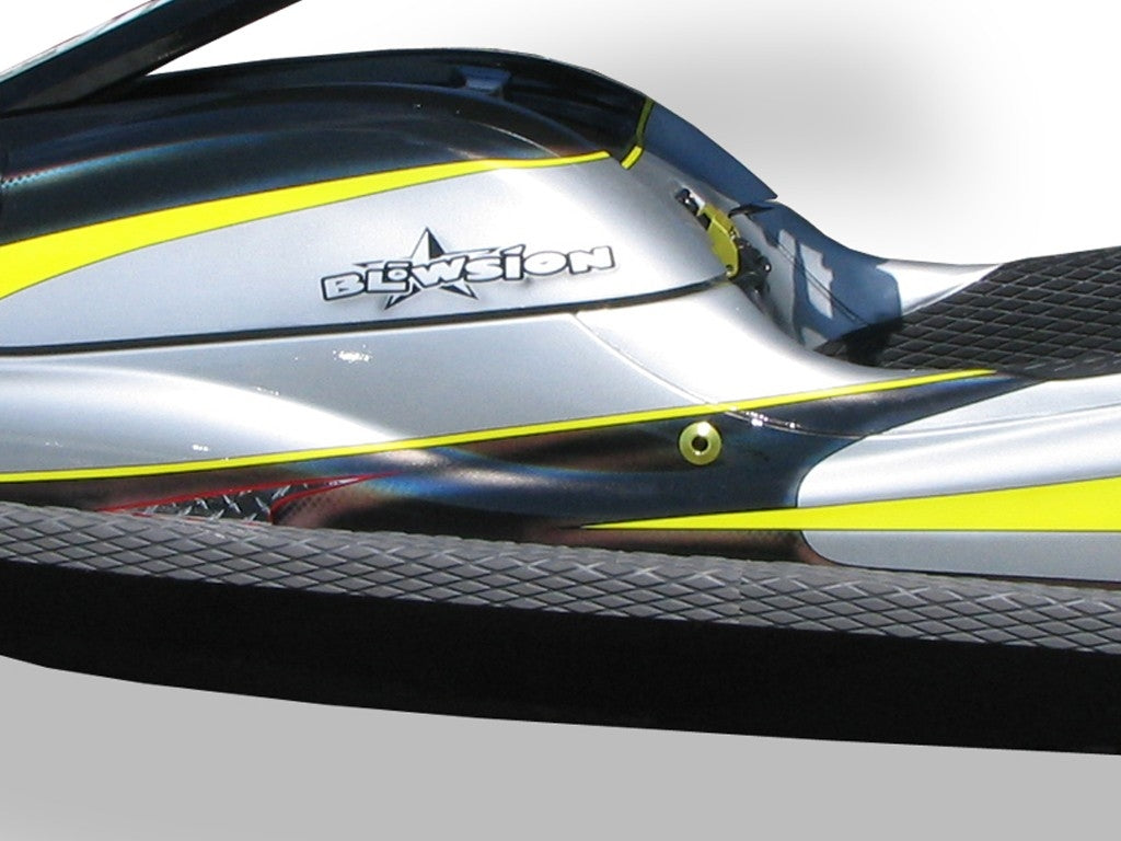 Side Rail Turf Kit - Kawasaki SXR 800 (Installed)