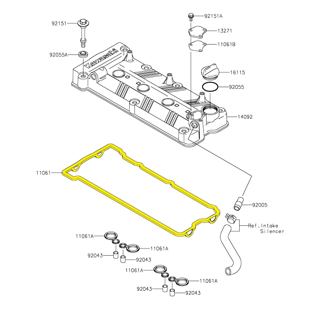 Valve Cover Gasket - Kawasaki SXR 1500