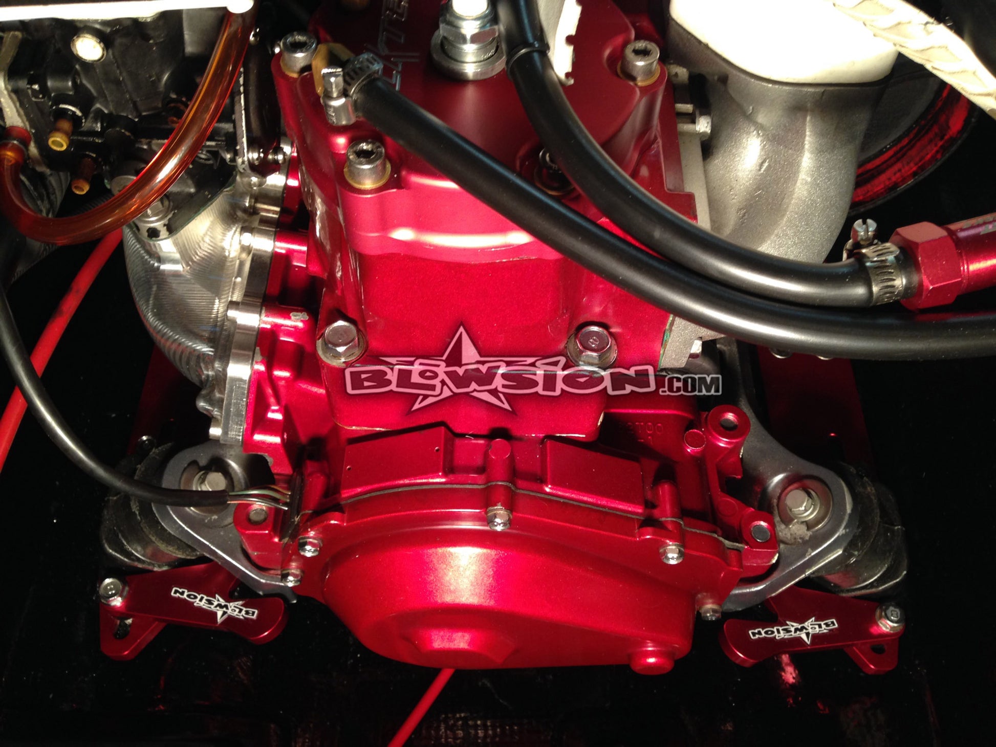 Blowsion Engine Keepers - Yamaha - Installed